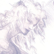 Yoshitaka Amano’s concept art for Cecil in Final Fantasy IV